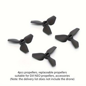 Resim DJI NEO Dronlar için 4 Adet Değiştirme Pervaneleri, Uyumlu Aksesuar Seti, Yüksek Performans Plastik Malzeme 