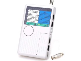 Resim 4 Ü1 Arada Test Cihazı USB RJ45 Bnc RJ11 Lan Cat5 Cat6 Telefon Kablosu Test Cihazı Ağ Ölçüm Cihazı 