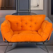 Resim Home Ikili Yataklı Koltuk | Mekanizmalı Kanepe | Ergonomik Çekyat | Turuncu 
