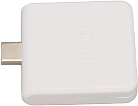 Resim Telefon Kartı Okuyucu, Tak ve Çalıştır Sağlam Yüksek İletim Verimliliği Cep Telefonu Kart Okuyucu 125 Khz Cep Telefonu İçin Kararlı Performans (Beyaz) 