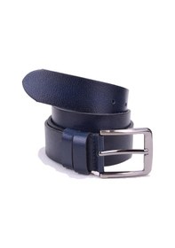 Resim Dagoster DMK26-467DG Lacivert 4 CM Hakiki Deri Erkek Kemer Lacivert 