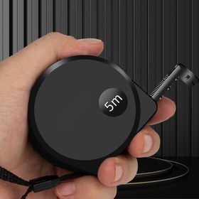 Resim 1 adet Dayanıklı Metal Bıçaklı Mezura 5m/16.4ft – Çok Yönlü, Kurşunsuz, Kolay Okunabilir Ahşap İşleri, Ev ve Profesyonel Kullanım İçin 