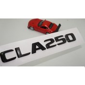 Resim CLA 250 Bagaj Parlak Siyah ABS 3M 3D Yazı Logo ORJİNAL ÜRÜN AYNI GÜN ÜCRETSİZ KARGO