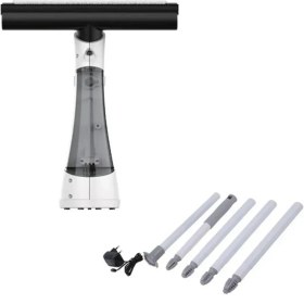 Resim Cam Silme Robotu Hazneli Başlıklı Yeni Şarjlı Vakumlu Cam Ayna Silme ve Temizleme Makinesi 