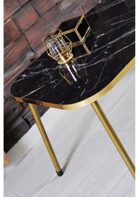 Resim Uslucan Alışveriş Zigon Sehpa Ve Orta Sehpa Kombin Set Altın Bendir 3201 Çok Renkli 