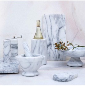 Resim Crate & Barrel Fransız Mutfağı Mermer Karabiber Değirmeni, Şık Ve Fonksiyonel Kahve Değirmeni & Öğütücüler Çok Renkli 