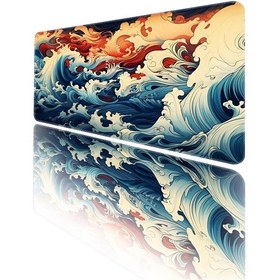 Resim Mouse Pad Büyük Boy Gaming Oyuncu Xl 70x30 Cm Kanagawawes 