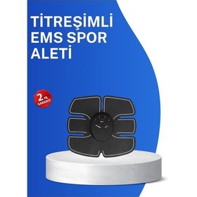 Resim Titreşimli Ems Spor Aleti Karın Kol Ve Bacak Kas Yapma Cihazı 2025 Model Çok Renkli 