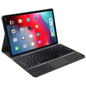 Resim Microcase Pro 11 2018 Uyumlu Bluetooth Touchpad Klavye + Standlı Kılıf - Bkk5 