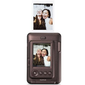 Resim Fujifilm Instax Mini LiPlay Deep Bronz Fotoğraf Makinesi 20'li Film Albüm ve Çanta Hediye Seti 