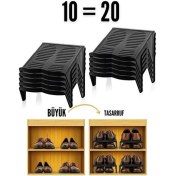 Resim MiraLive 10 Lu Ayakkabı Rampası Yer Tasarruf Organizeri Mehle-Twin 