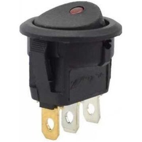 Resim IC-132 Yuvarlak Nokta Işıklı Anahtar On-Off 3P 