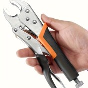 Resim Yüksek dayanıklı pense ve mengene seti, 5 inç 7 inç 9 inç kavisli ağızlı kilitli pense, 9 uçlu mengene kaynak pense, metal bükme ahşap işleme ağır hizmet ayarlanabilir yüz kilitli pense 