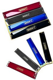 Resim Midex HN-24BK Siyah 24 Delikli Mızıka 