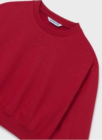 Resim Kız Swatshirt 25kmyr7422 Kırmızı 