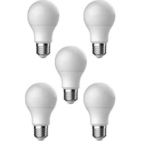 Resim Full Reyon 5 Adet 10 Watt Enerji Tasarruflu Beyaz Işık LED Ampul 