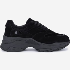 Resim Valmenti Kadın Hakiki Deri Siyah Sneakers & Spor Ayakkabı 154 3396 Bn Ayk Sk25-26 Syh Suet/rgn Siyah 