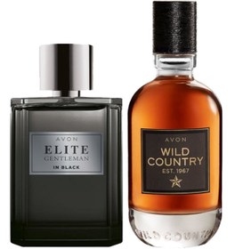 Resim AVON Elite Gentleman in Black ve Wild Country Erkek Parfüm Paketi 