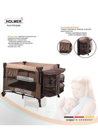 Resim Holmer Coolstyle Oyun Parkı/Anne Yanı/Park Yatak Multi Pro + Yatak 
