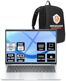 Resim HP EliteBook 8 G1i Ultra 5 225U 24GB 256GB SSD Intel Graphics 14" WUXGA FDOS Notebook & PER4 Çanta 