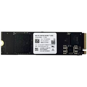 Resim Wd Sn740 512gb 3000/2400 Mb/s M.2 22x80 Nvme Ssd Siyah 