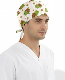 Resim ÇİZGİ MEDİKAL Kaplumbağa Rüyası Desenli Bone (Cotton Likra Kumaş) 