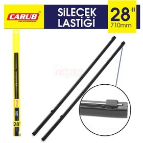 Resim CARUB Silecek Lastiği 28" inç 710mm Telli 