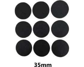 Resim Zemin Koruyucu, Mobilya Keçesi 8'li Set, Siyah (189 Parça) Masa Sandalye, Keçesi 