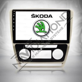 Resim NAVIDIAMOND SKODA OCTAVİA OLD 2009-2012 1 GB RAM 16 GB HAFIZA ANDROID MULTIMEDIA TEYP 