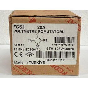 Resim Federal Fcs1 20A Voltmetre Komitatörü 