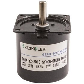 Resim B60-Ktyz 40Rpm 14W Eksantrik Ac Senkron Motor 