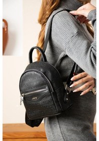 Resim Kadın Orijinal Just Polo Siyah Yeni Sezon Şık Sırt Çantası Shopper 