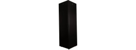 Resim Lande 42U 600X600 Hyperline Dikili Tip Rack Kabinet (Siyah) (Ön Cam Kapak / Tekerlekli) 