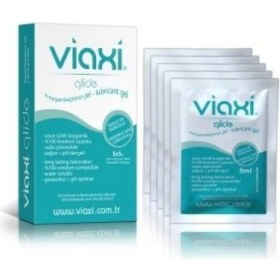 Resim Viaxi Glide Su Bazlı Naturel Jel 5x5 Ml + Prezervatif 