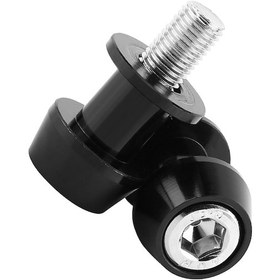 Resim Springsun Motosiklet Cnc Alüminyum Swing Arm Spoolu - 8mm Siyah, Sabit Konforlu Park Etme, Dayanıklı Anodize Kaplama, 1 Çift 