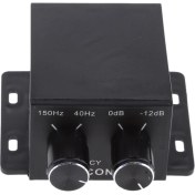 Resim Araba Bas Rac Amplifikatör Subwoofer Ekolayzır Geçiş Kontrol Knob Ayarlamak 