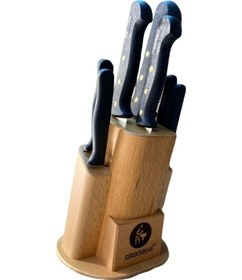 Resim Sürdövbisa F61060 Plastik 7 Li Pimli Sap Mutfak Seti Çok Renkli 