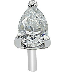 Resim Damla Pırlanta Erkek Küpesi - G Renk 0.09 Karat 18 Ayar 