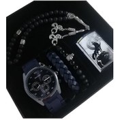 Resim Erkek Saat Kombini Sevgiliye Hediye Seti Erkek Kol Saati 