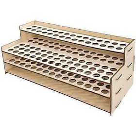 Resim Ganzhoushop Çıkarılabilir Ahşap Kalem Ve Kurşun Kalem Tutucu Standı Masaüstü Kırtasiye Düzenleyici Ev Ofis Ve Mağaza İçin Fırçalar İçin Ekran Rafıkhaki 