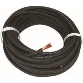 Resim Akü Bağlantı Kaynak Kablosu 25mm2 Siyah-1 Metre 