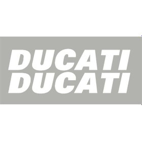 Resim Ducati Sticker Etiket Modeli 