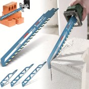 Resim 1 adet Tungsten Çelik Alternatif Testere Bıçağı, Evrensel 25.4/30.48/45.72/50.8cm, Beton, Çimento, Kompakt Paneller, Tuğla Kesme Sabre Testere Bıçağı 