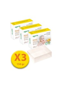 Resim Agarta Doğal Bebek Sabunu 150 G x 3 
