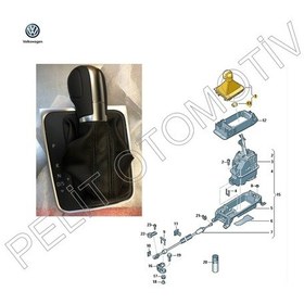 Resim Golf 7 / 7 5 Otomatik Vites Topuzu Ve Körüğü 5g1713203j 