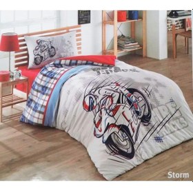 Resim Kristal Nevresim Takımı Storm Tek Kişilik Genç Desen 