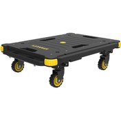 Resim STOREMAX PC531 137 kg 55x45 cm Dört Tekerli Yük ve Paket Taşıma Arabası, Sarı/Siyah 1155328 