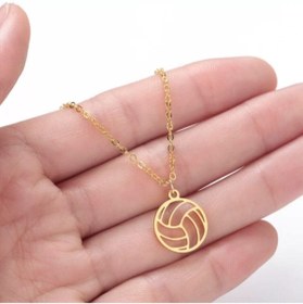 Resim Agai Silver Voleybol Topu Gümüş Kolye 