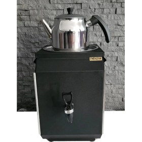 Resim Allians Elektrikli Siyah Semaver 5l, Şık ve Kullanışlı Çay Keyfi Için Ideal 