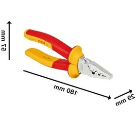 Resim Vde Sıkma Pensesi, 180 Mm Uzunluk, Güvenli Ve Dayanıklı Kullanım İçin 001 